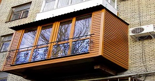 Внешняя отделка балкона Вязники цена от 1022 руб. м/2.